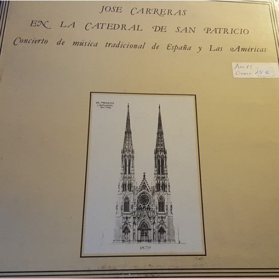 José Carreras - Jose Carreras En La Catedral De San Patricio (LP) José Carreras - Jose Carreras En La Catedral De San Patricio (LP)