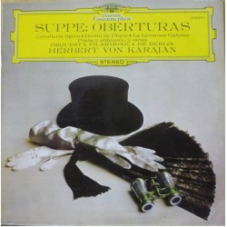 Suppe - Orquesta Filarmónica De Berlín, Herbert von Karajan - Oberturas: Caballería Ligera - Dama De Pique - La Hermosa Galatea - Poeta Y Aldeano... Y Otras (LP) 