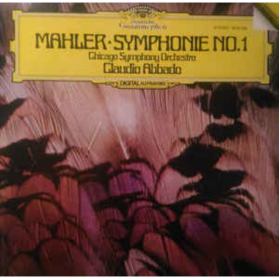 Mahler - Chicago Symphony Orchestra / Claudio Abbado ‎"Symphonie No. 1" (LP) 