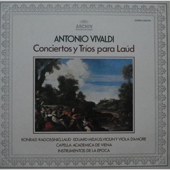 Antonio Vivaldi ‎"Conciertos Y Trios Para Laud (LP) 