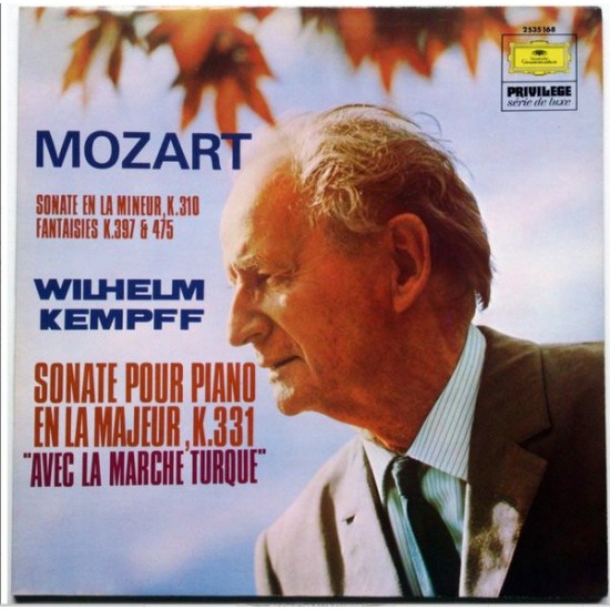 Mozart "Sonates & Fantaisies Pour Piano" (LP - Gatefold) 