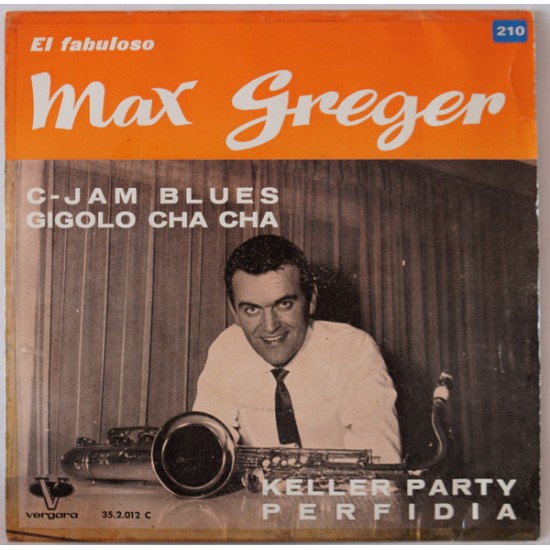 Max Greger ‎"El Fabuloso Max Greger" (7") 