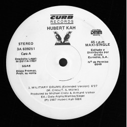 Hubert Kah - Military Drums (12") 