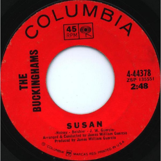 The Buckinghams ‎"Susan / Foreign Policy" (7") 