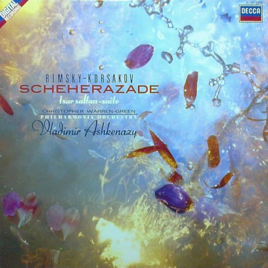 Rimsky-Korsakov / Philharmonia Orchestra, Christopher Warren-Green, Vladimir Ashkenazy ‎"Scheherazade / Tsar Saltan-Suite" (LP) 