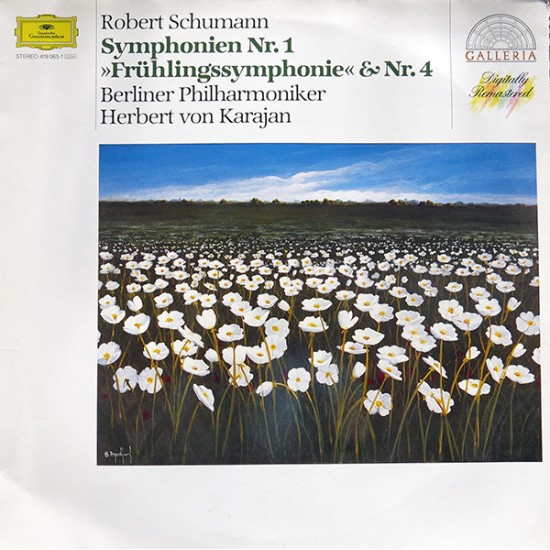 Robert Schumann - Berliner Philharmoniker "Symphonien Nr.1 »Frühlingssymphonie« & Nr.4" (LP) 