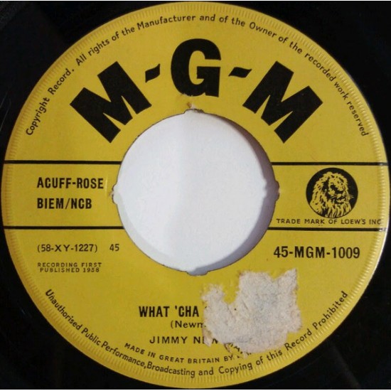 Jimmy Newman "What'cha Gonna Do / So Soon" (7") 