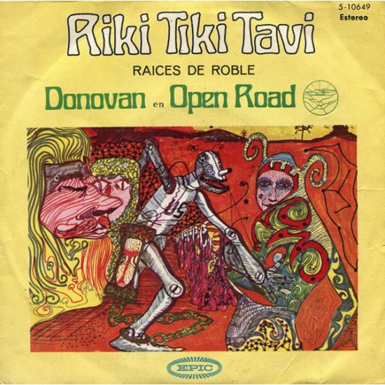 Donovan En Open Road "Riki Tiki Tavi" (7") 