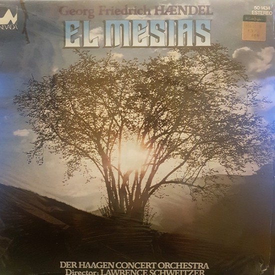 Georg Friedrich Haendel, Der Haagen Concert Orchestra, Lawrence Schweitzer ‎"El Mesias" (LP) 
