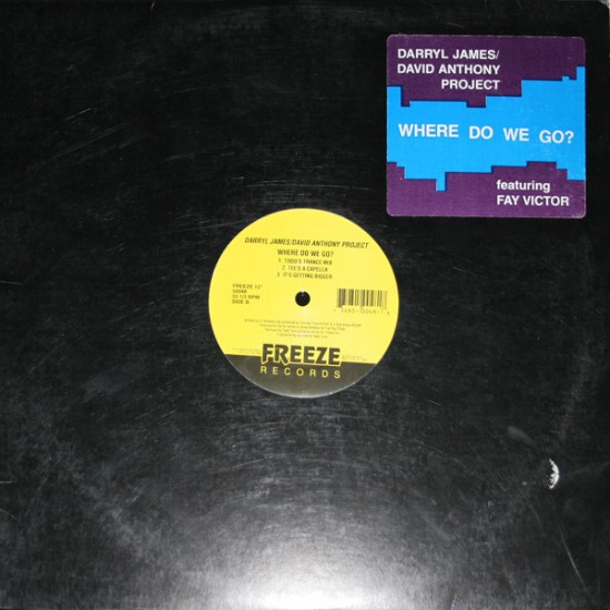 Darryl James/David Anthony Project Featuring Fay Victor ‎"Where Do We Go?" 