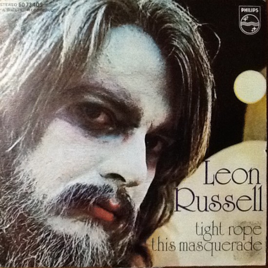Leon Russell ‎"Tight Rope / This Masquerade" (7") 