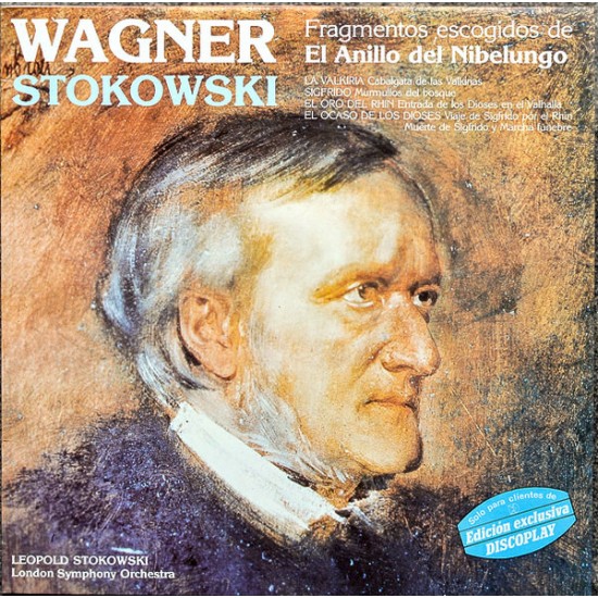 Wagner - Stokowski, London Symphony Orchestra ‎"Fragmentos Escogidos De El Anillo De Los Nibelungos" (LP) 