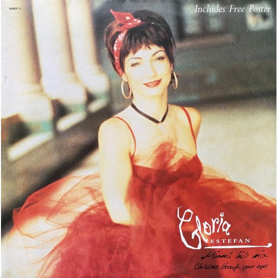 Gloria Estefan ‎"Miami Hit Mix / Christmas Through Your Eyes" (12")