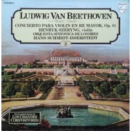 Ludwig van Beethoven, Henryk Szeryng, Orquesta Sinfónica De Londres, Hans Schmidt-Isserstedt - Concierto Para Violín En Re Mayor, Op. 61 (LP) 