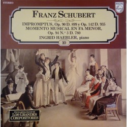 Franz Schubert  /Ingrid Haebler - Impromptus, Op. 90, D.899 Y Op. 142, D.935 / Momento Musical En Fa Menor, Op. 94 N°3, D.780 (LP) 