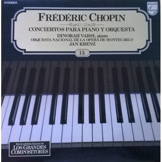 Frédéric Chopin, Orquesta Nacional De La Opera de Montecarlo "Conciertos Para Piano Y Orquesta" (LP) 