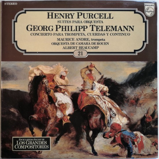 Henry Purcell, Georg Philipp Telemann "Suites Para Orquesta / Concierto Para Trompeta, Cuerdas y Continuo" (LP) 