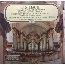 J.S.Bach - Tocata Y Fuga En Re Menor, BWV 565 Y BWV 538 Dorica / Preludio Y Fuga En La Menor, BWV 543 / Opertura A La Francesa En Si Menor, BWV 831 (LP) 
