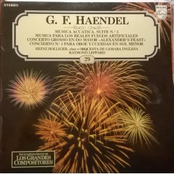 G. F. Haendel - Musica Acuatica. Suite Nº3 / Musica Para Los Reales Fuegos Artificiales (LP) 