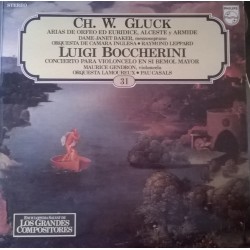 Ch.W. Gluck, Luigi Boccherini "Arias De Orfeo Ed Euridice, Alceste Y Armide / Concierto Para Violoncelo En Si Bemol Mayor" (LP) 