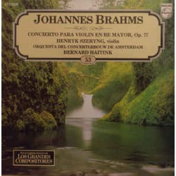 Johannes Brahms "Concierto Para Violin En Re Mayor, Op. 77 Variaciones Sobre Un Tema De Haydn, Op. 56a" (LP) 