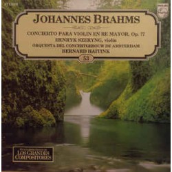 Johannes Brahms - Concierto Para Violin En Re Mayor, Op. 77 Variaciones Sobre Un Tema De Haydn, Op. 56a (LP) 