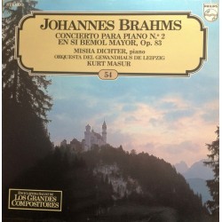 Johannes Brahms - Concierto Para Piano N.º 2 En Si Bemol Mayor, Op. 83 (LP) 
