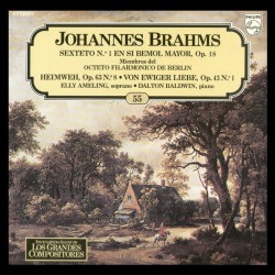 Johannes Brahms - Sexteto Nº 1 En Si Bemol Mayor, Opus 18 (LP) 