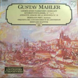 Gustav Mahler "Lieder Eines Fahrenden Gesellen / Kindertotenlieder N.os 1 y 3 / Andante-Adagio De La Sinfonía N.º 10" (LP) 