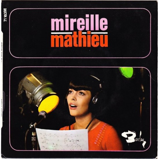 Mireille Mathieu ‎"Adieu À La Nuit" (7") 