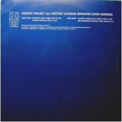 The Ananda Project - Breaking Down Remixes (12")  The Ananda Project - Breaking Down Remixes (12")