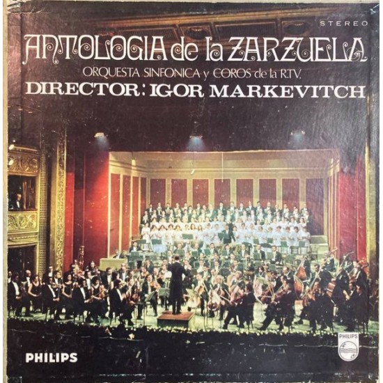 Orquesta Sinfónica Y Coro De RTVE, Igor Markevitch ‎"Antologia De La Zarzuela" (2xLP - Box)* 