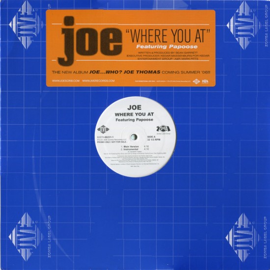 Joe Feat. Papoose ‎"Where You At" (12") 