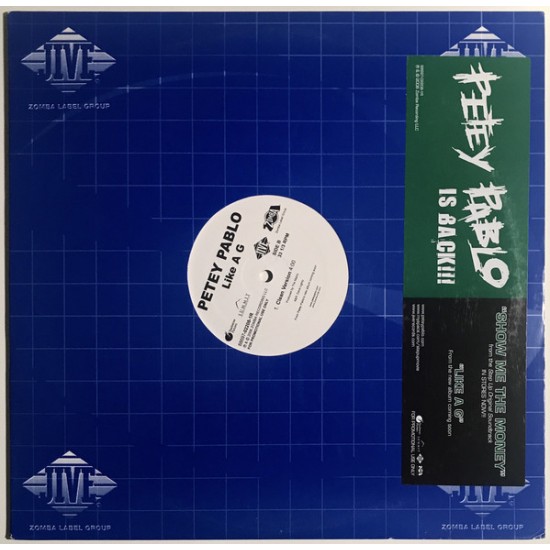 Petey Pablo ‎"Show Me The Money / Like A G" (12") 