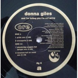 Donna Giles - And I'm Telling You I'm Not Going (12") 