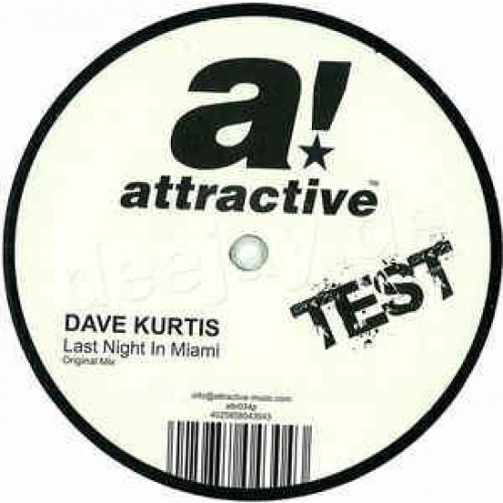 Dave Kurtis "Last Night In Miami" (12")