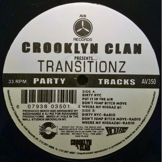 Crooklyn Clan "Transitionz" (12") 