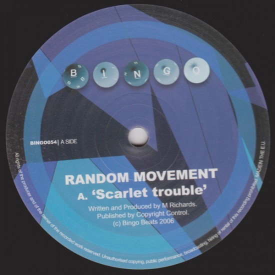 Random Movement & DJ Focus "Scarlet Trouble / Methods Of Thought" (12") Random Movement & DJ Focus "Scarlet Trouble / Methods Of Thought" (12")