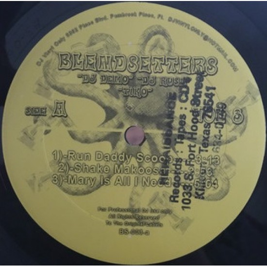 DJ Demo, Tiko, DJ Rush "Blendsetters Vol 3" (12") 