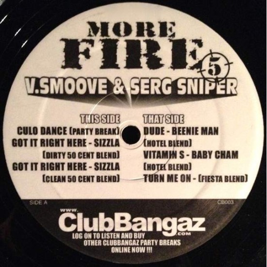 V Smoove & Serg Sniper "More Fire 4" (12")