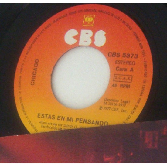 Chicago "Estas En Mi Pensamiento" (7") 