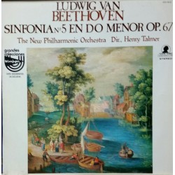 Ludwig van Beethoven, The New Philharmonic Orchestra, Henry Talmer - Sinfonía Nº. 5 En Do Menor Op. 67  (LP)
