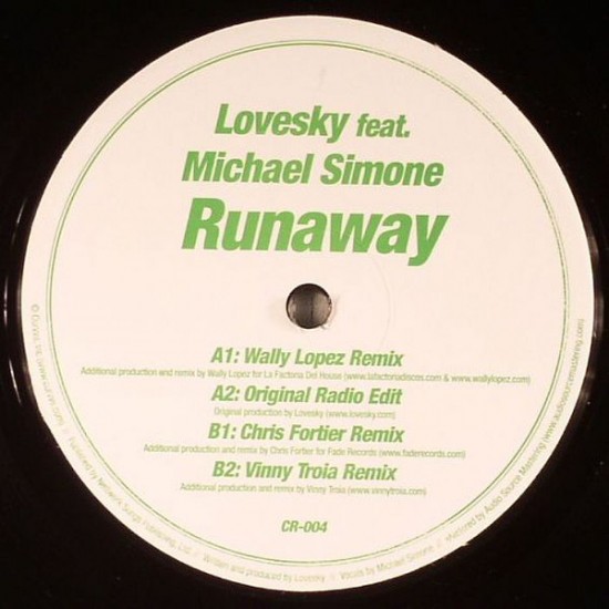 Lovesky Feat. Michael Simone "Runamay" (12") 