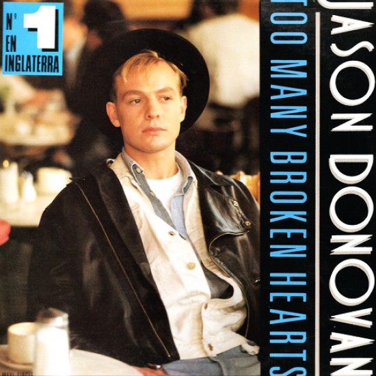 Jason Donovan ‎"Too Many Broken Hearts" (12") 