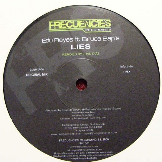 Edu Reyes Feat. Bruce Bap's "Lies" (12") 