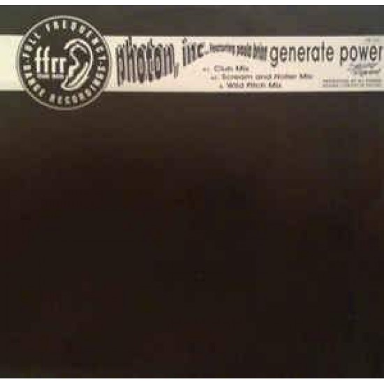 Photon Inc. featuring PAULA BRION "GENERATE POWER" (12")