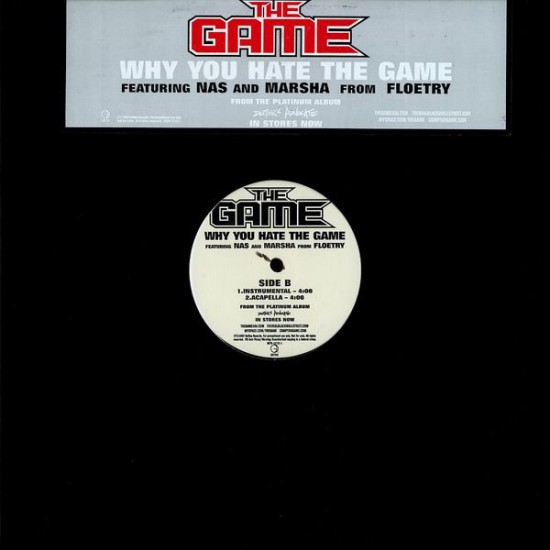 The Game "Why You Hate The Game" (12") 