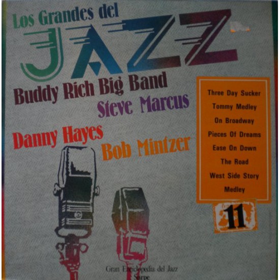 Buddy Rich Big Band / Steve Marcus / Danny Hayes / Bob Mintzer ‎"Los Grandes Del Jazz 11" (LP) 