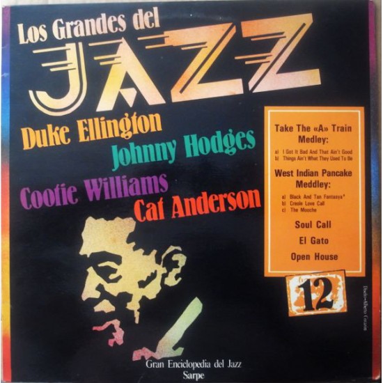 Duke Ellington / Johnny Hodges / Cootie Williams / Cat Anderson "Los Grandes Del Jazz 12" (LP) 