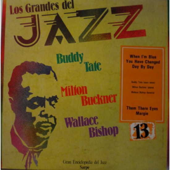 Milton Buckner, Buddy Tate, Wallace Bishop ‎"Los Grandes Del Jazz 13" (LP) 